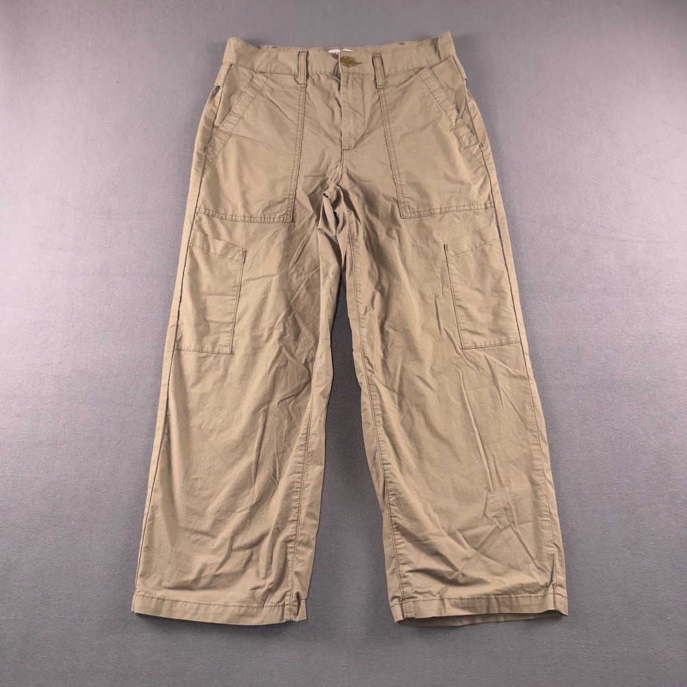Agolde Daria Cargo Pants Womens 27 Green Wide Leg Utility A9121-3022 Khaki